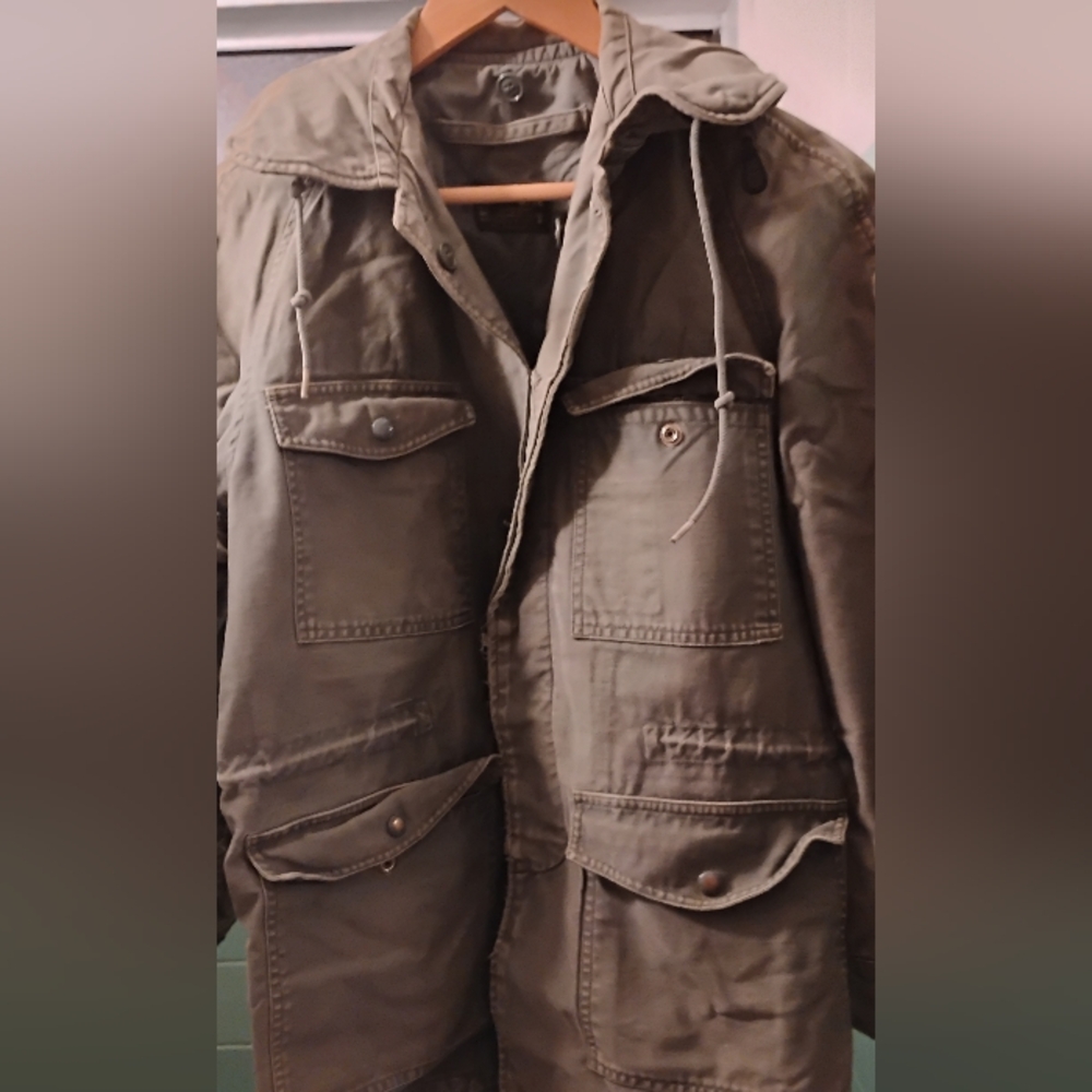 Men's Olive Military Field Jacket